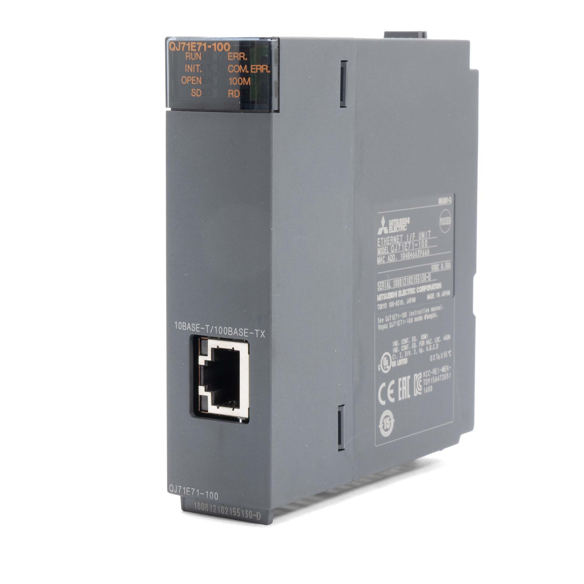 QJ71E71-100 | Mitsubishi Ethernet Module (Used)